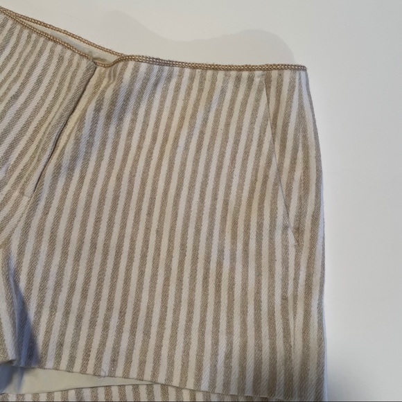 L’agence Striped Shorts with Braided Waist 4 - Picture 2 of 9